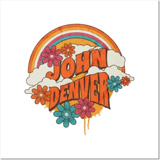 Retro Rainbow - John Denver Posters and Art